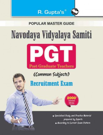 RGupta Ramesh Navodaya Vidyalaya Samiti: PGT (Common Subject) Recruitment Exam Guide English Medium